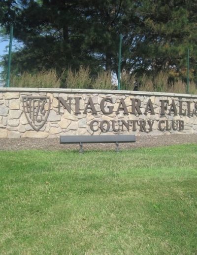 Exterior Dimensional Letters Niagara Falls Country Club