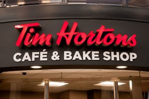 Tim Hortons aluminum channel letters Interior Signs Illuminated Channel Letters Front Lit Channel Letters Sanborn, New York Niagara County, NY Educational college